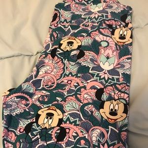 Lularoe TC leggings. Minnie Mouse!